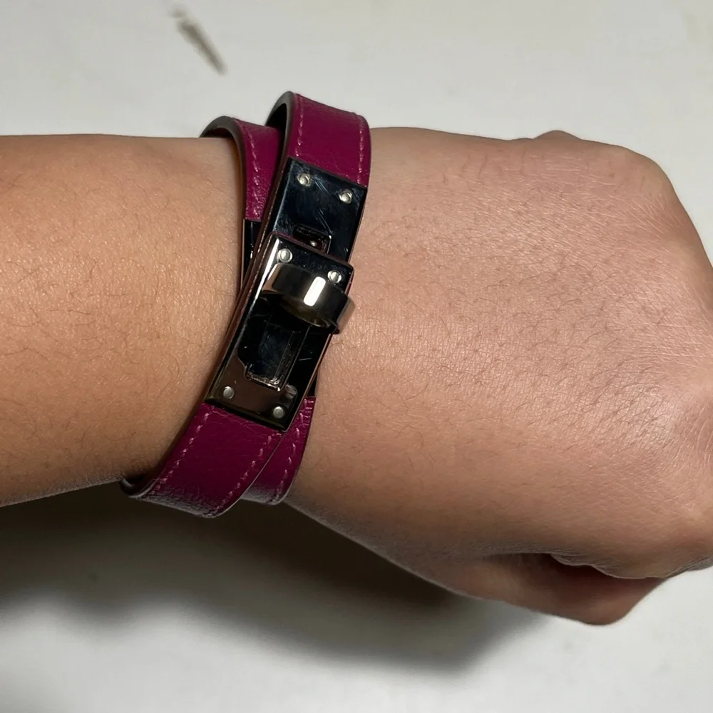 Hermes Kelly double bracelet